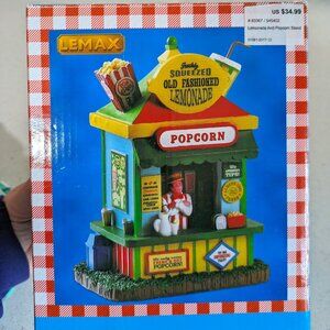 Popcorn and Lemonade Stand Figurine - NIB